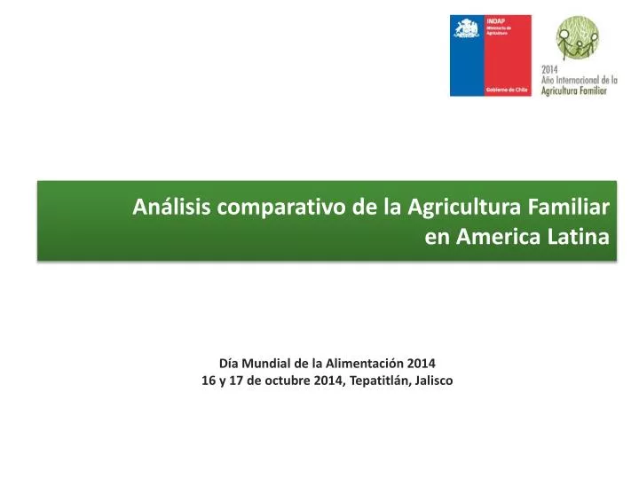 an lisis comparativo de la agricultura familiar en america latina