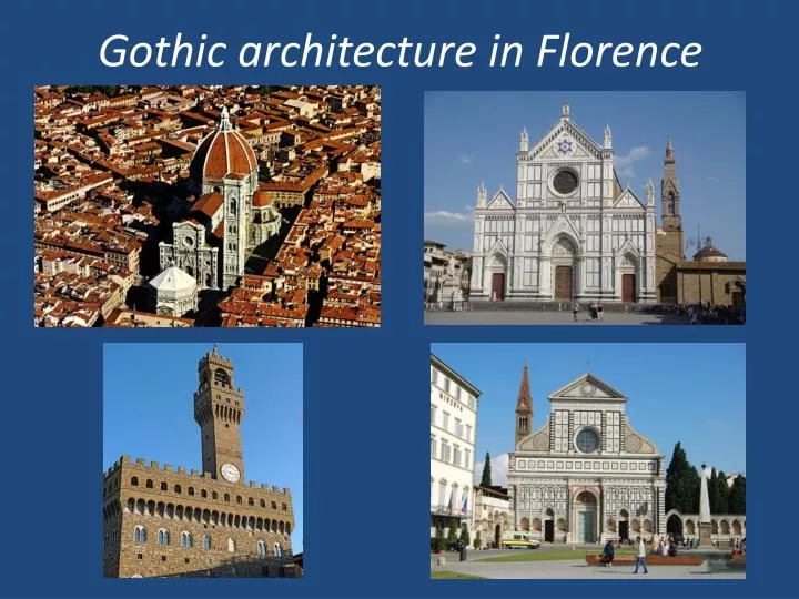 gothic architecture in florence