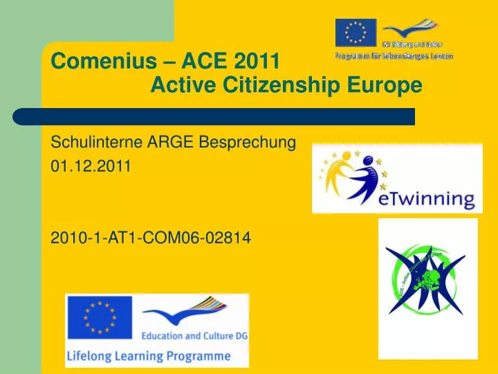 comenius ace 2011 active citizenship europe