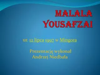malala y ousafzai