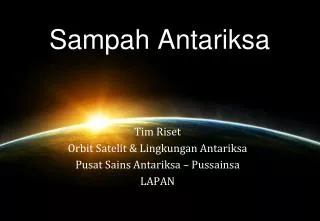 sampah antariksa