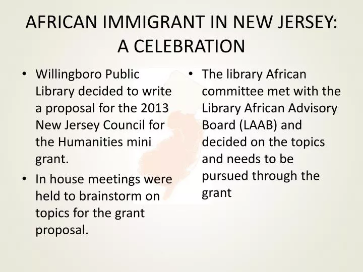 african immigrant in new jersey a celebration