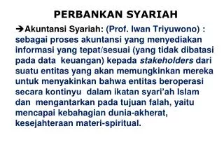 PPT - PERBANKAN SYARIAH PowerPoint Presentation, Free Download - ID:3450049