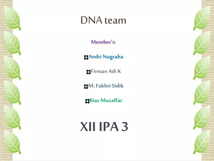 dna team