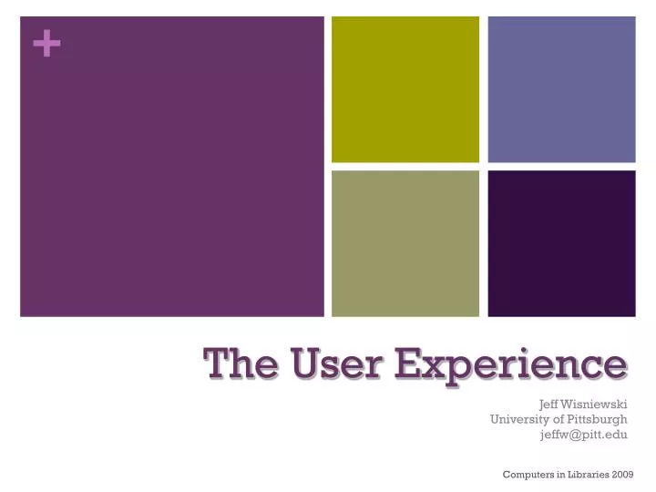 the user experience