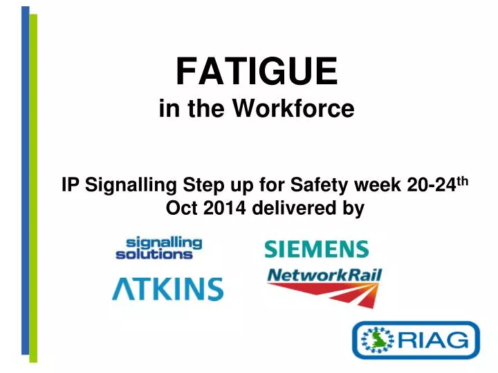 fatigue in the workforce