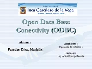 open data base conectivity odbc
