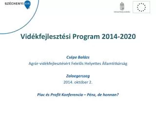vid kfejleszt si program 2014 2020