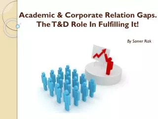 Academic &amp; Corporate Relation Gaps. The T&amp;D Role I n Fulfilling I t!