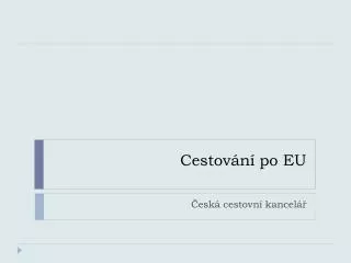 cestov n po eu