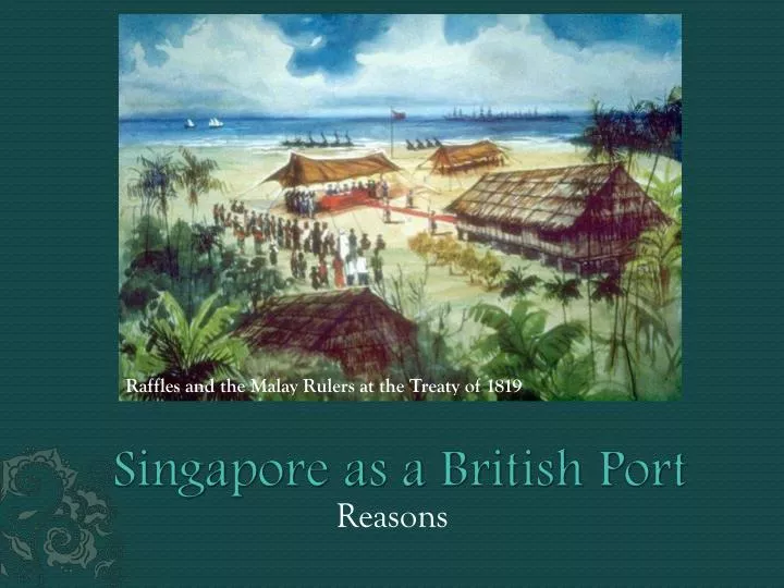 singapore as a british port