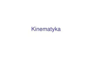 kinematyka
