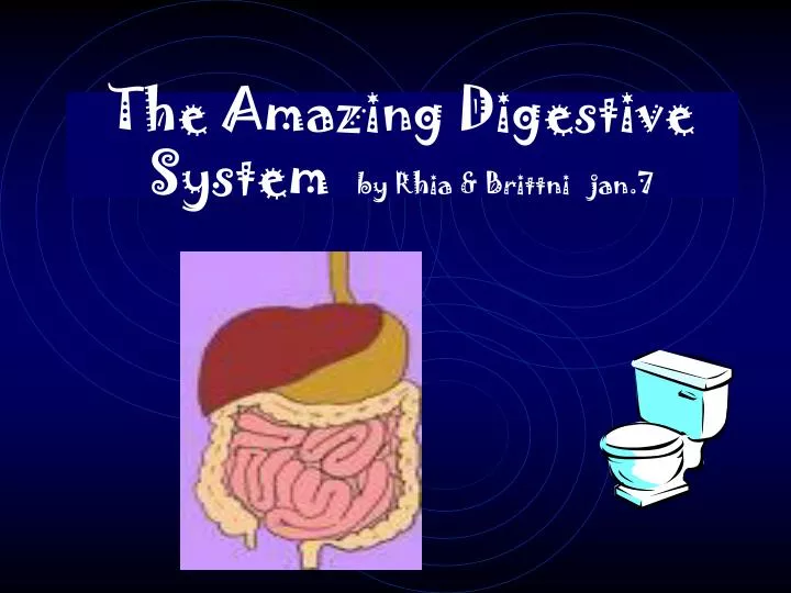 the amazing digestive system by rhia brittni jan 7