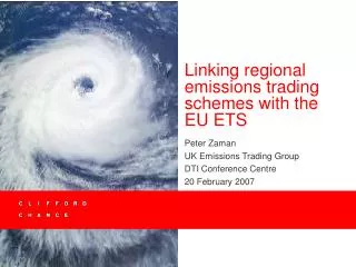 Linking regional emissions trading schemes with the EU ETS