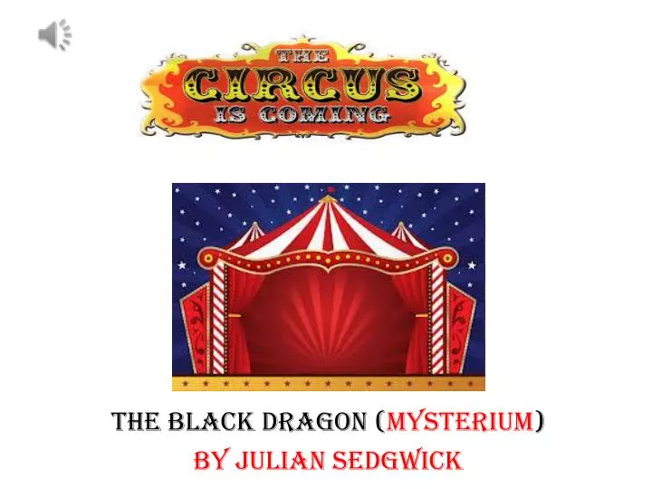 the black dragon mysterium by julian sedgwick