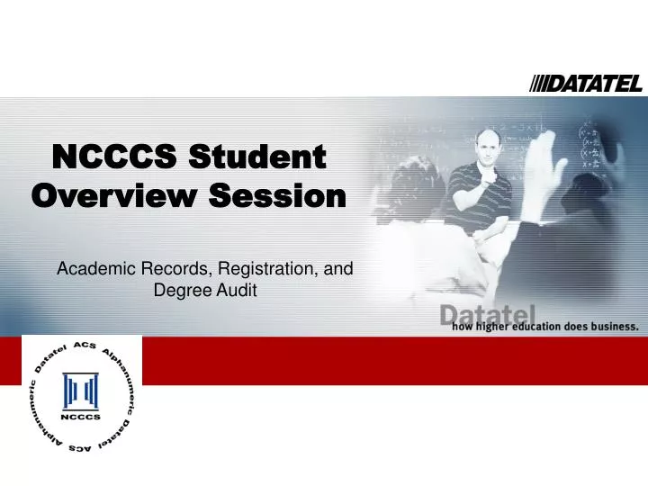 ncccs student overview session