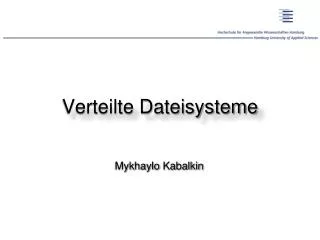 verteilte dateisysteme