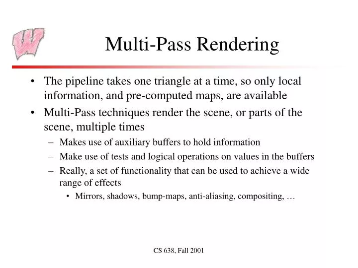 multi pass rendering