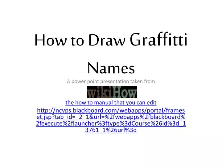 how to draw graffitti names