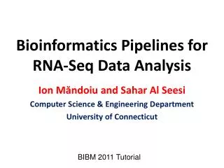 Bioinformatics Pipelines for RNA- Seq Data Analysis