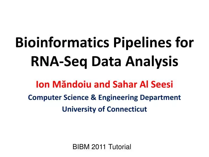 bioinformatics pipelines for rna seq data analysis