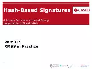 Hash-Based Signatures