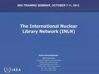 The International Nuclear Library Network (INLN)
