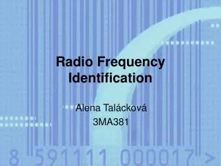radio frequency identification
