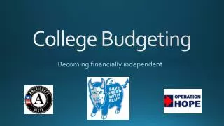 College Budgeting