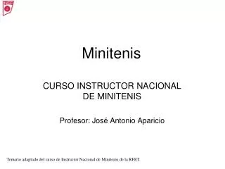minitenis