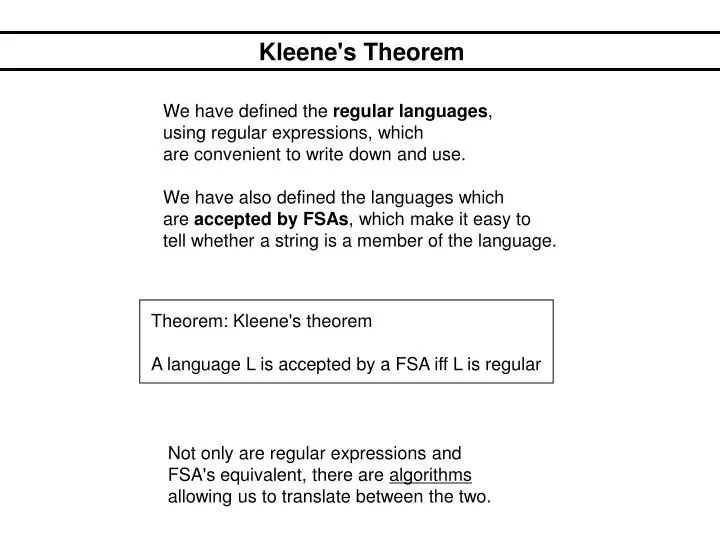 kleene s theorem