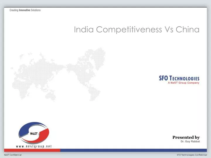 india competitiveness vs china