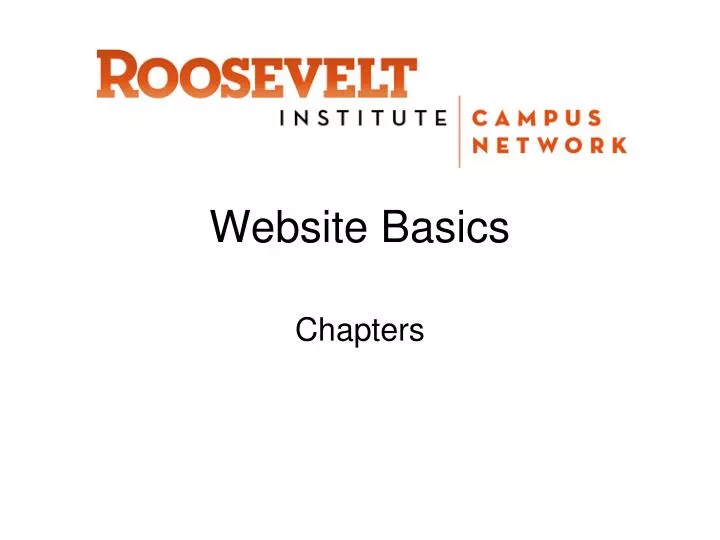 website basics