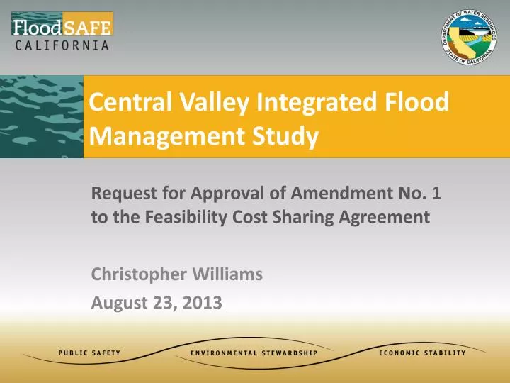 central valley integrated flood management study