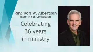 Rev. Ron W. Albertson