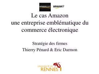 le cas amazon une entreprise embl matique du commerce lectronique