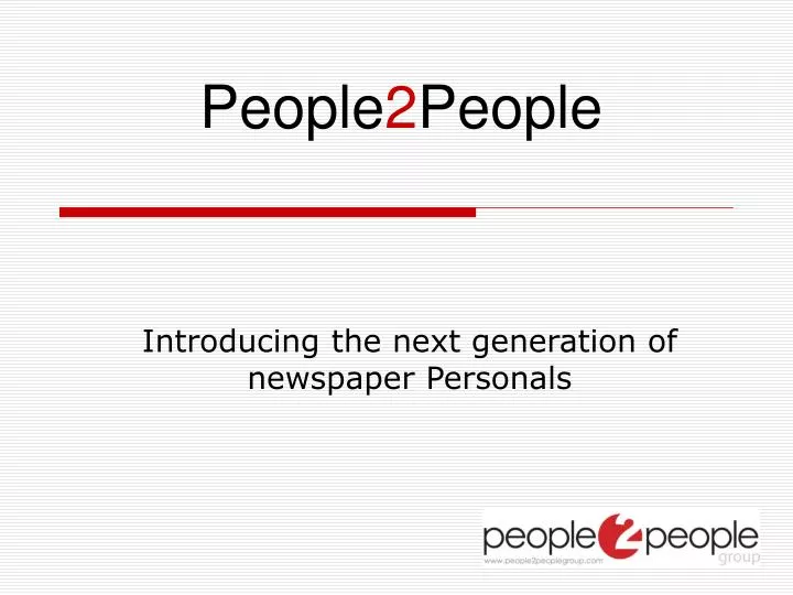 introducing the next generation of newspaper personals