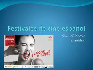 festivales de cine espa ol