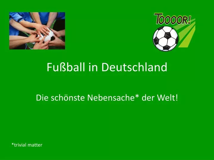 fu ball in deutschland