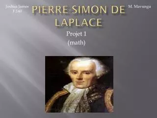 pierre simon de laplace