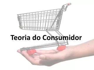 teoria do consumidor