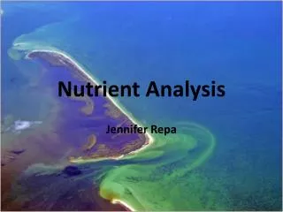 Nutrient Analysis