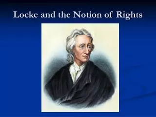 Locke and the Notion of Rights