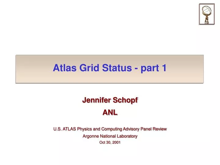 atlas grid status part 1