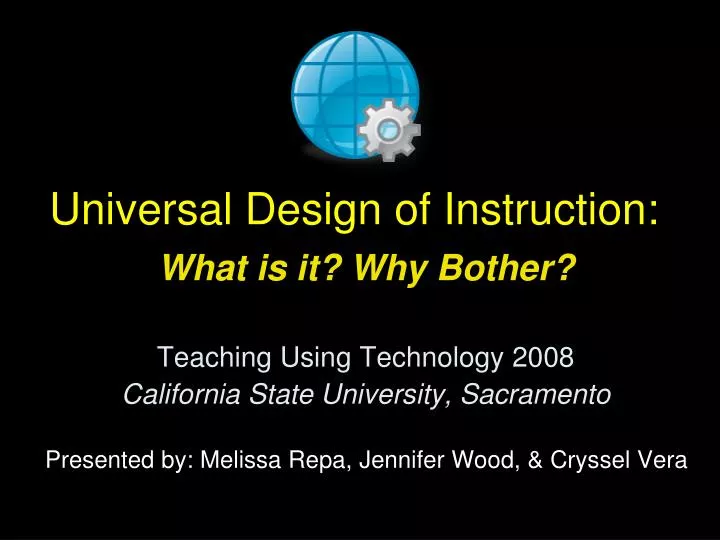 universal design of instruction