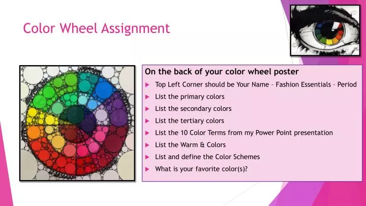 color wheel assignment