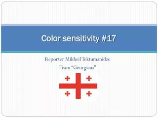 Color sensitivity #17