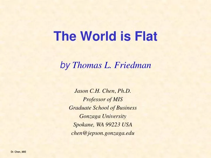 the world is flat by thomas l friedman