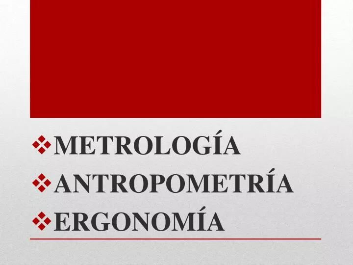 metrolog a antropometr a ergonom a