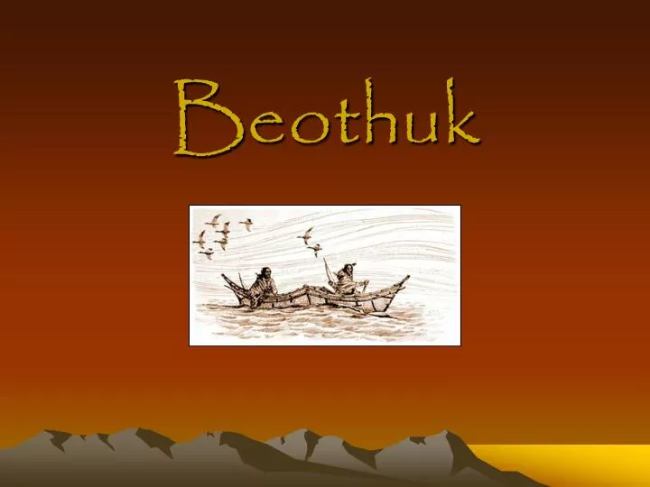 beothuk